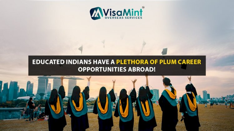 Educated Indians have a plethora of plum career opportunities abroad!